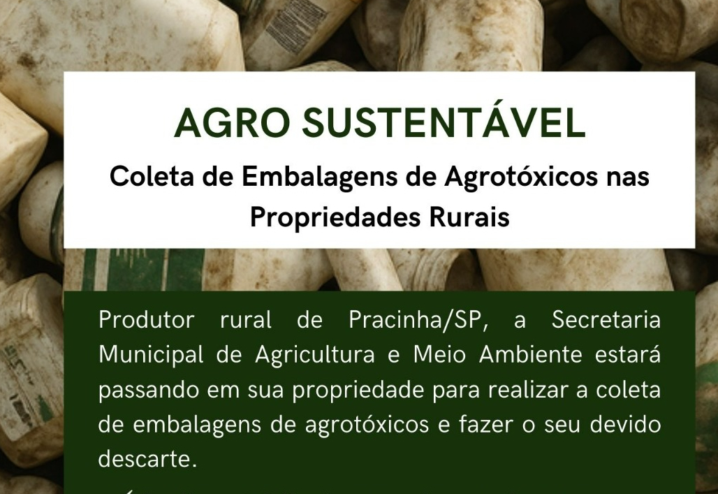 Coleta de Embalagens de Agrotóxicos nas Propriedades Rurais