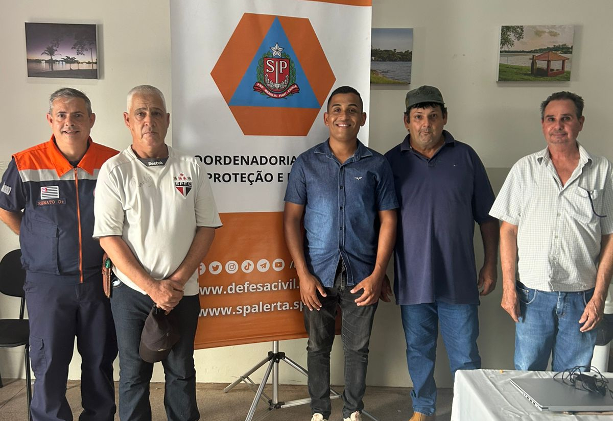 MUNICÍPIO DE PRACINHA PARTICIPA DO TREINAMENTO CHUVAS DE VERÃO 2024/2025 REALIZADO PELA DEFESA CIVIL DO ESTADO DE SÃO PAULO